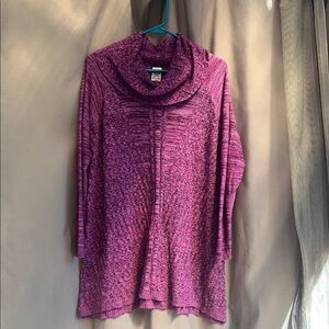 **3 for $15** Faded Glory cowl neck tunic 2x